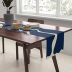 Day Bloom - Blue Table Runner Gallery Image 2