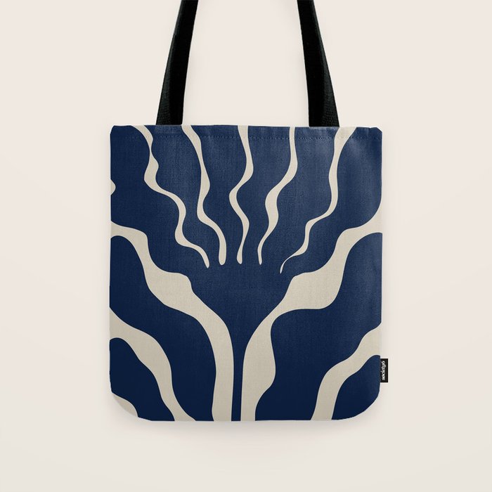 Day Bloom - Blue Tote Bag Gallery Image 1