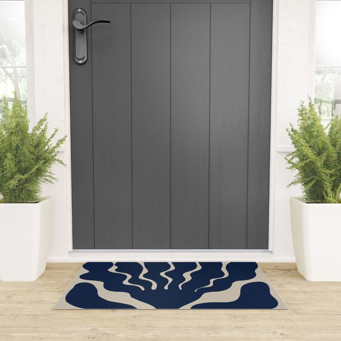 Day Bloom - Blue Welcome Mat Gallery Image 3