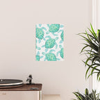 Sea Turtle Pattern - Blue Poster Gallery Image 2