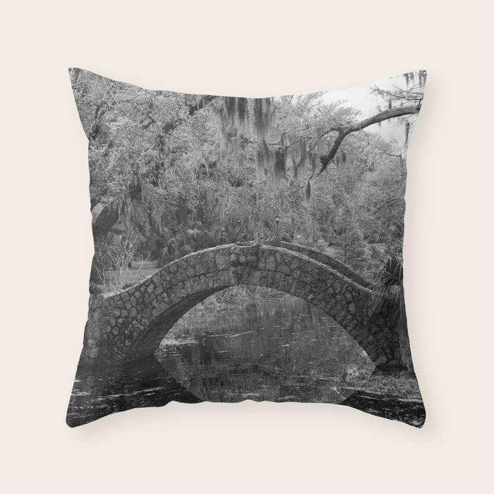 New Orleans City Park Photography Throw Pillow Gallery Image 6