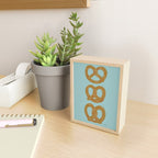 Pretzel Pattern - Mint Mini Art Print Gallery Image 2
