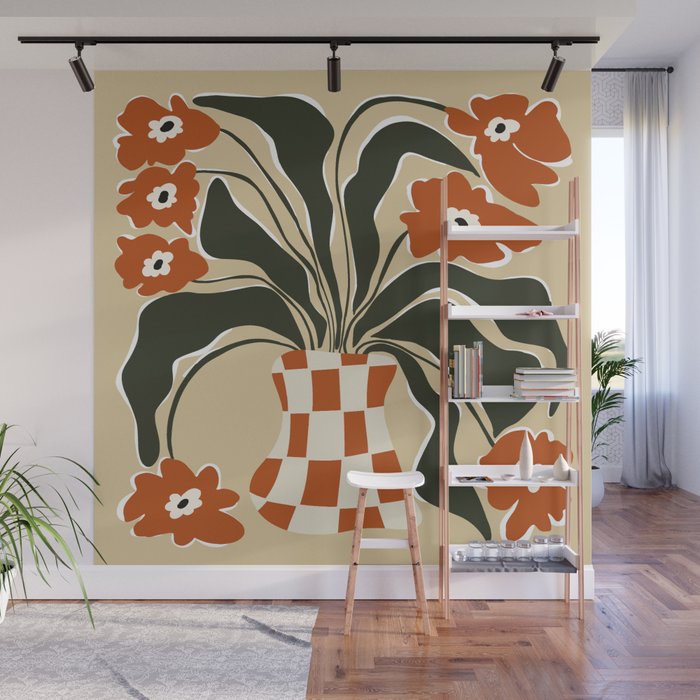 Terracotta Spring   Wall Mural Gallery Image 1