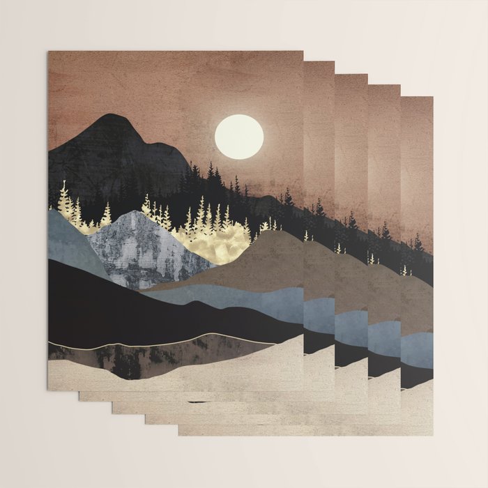 Autumn Mountains Wrapping Paper Gallery Image 3
