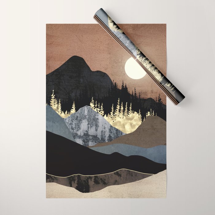 Autumn Mountains Wrapping Paper Gallery Image 1