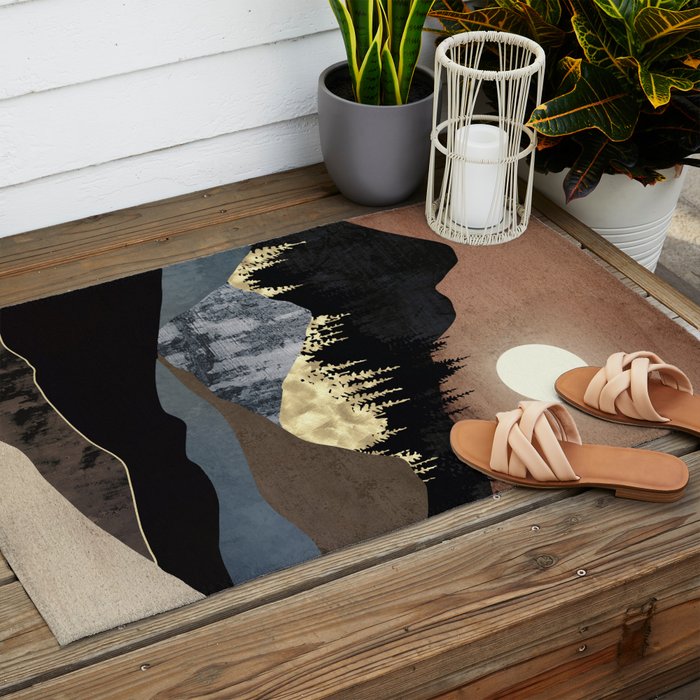 Autumn Mountains Outdoor Rug Gallery Image 2