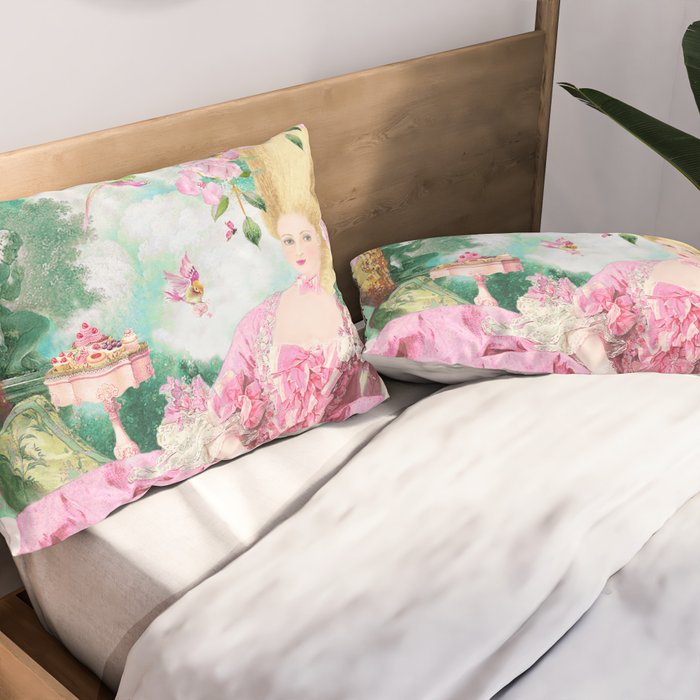 Marie Antoinette Garden Party Pillow Sham Gallery Image 2