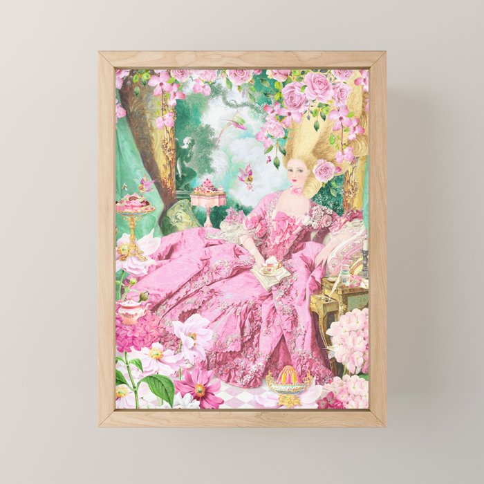 Marie Antoinette Garden Party Mini Art Print Gallery Image 1
