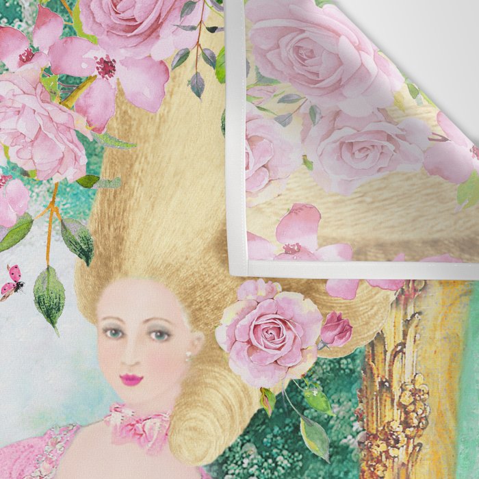 Marie Antoinette Garden Party Wall Tapestry Gallery Image 3