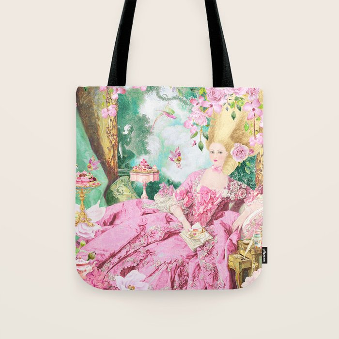 Marie Antoinette Garden Party Tote Bag Gallery Image 1