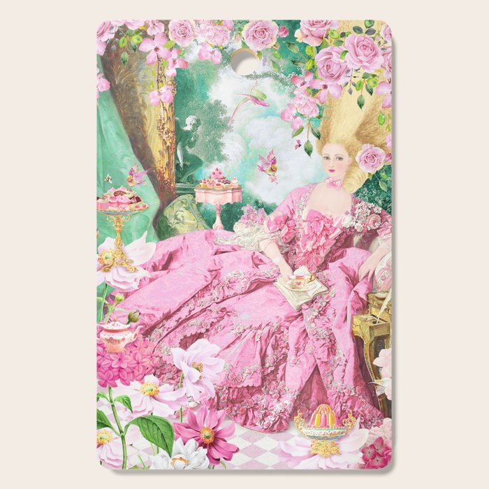 Marie Antoinette Garden Party Cutting Board Gallery Image 1