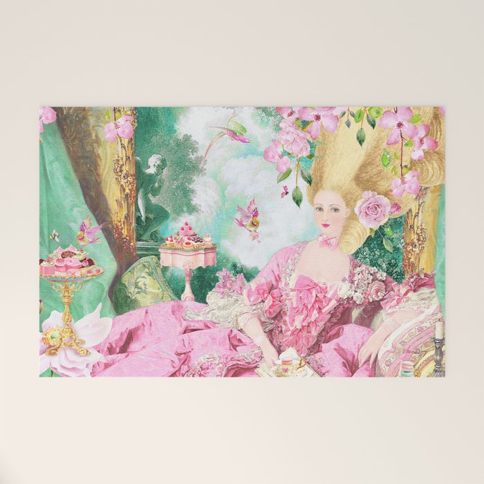 Marie Antoinette Garden Party Welcome Mat Gallery Image 1
