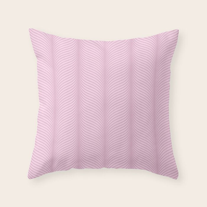 Elysian XIII Lilac Pink Throw Pillow Gallery Image 6
