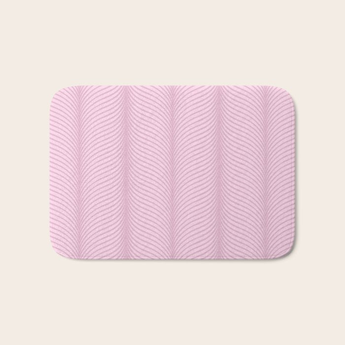 Elysian XIII Lilac Pink Bath Mat Gallery Image 1