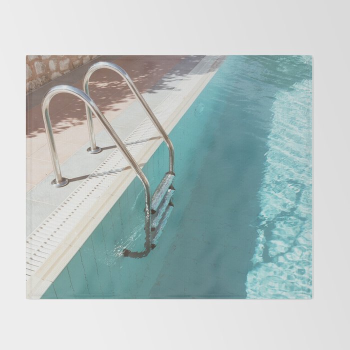 Swimming Pool IV Throw Blanket Gallery Image 2
