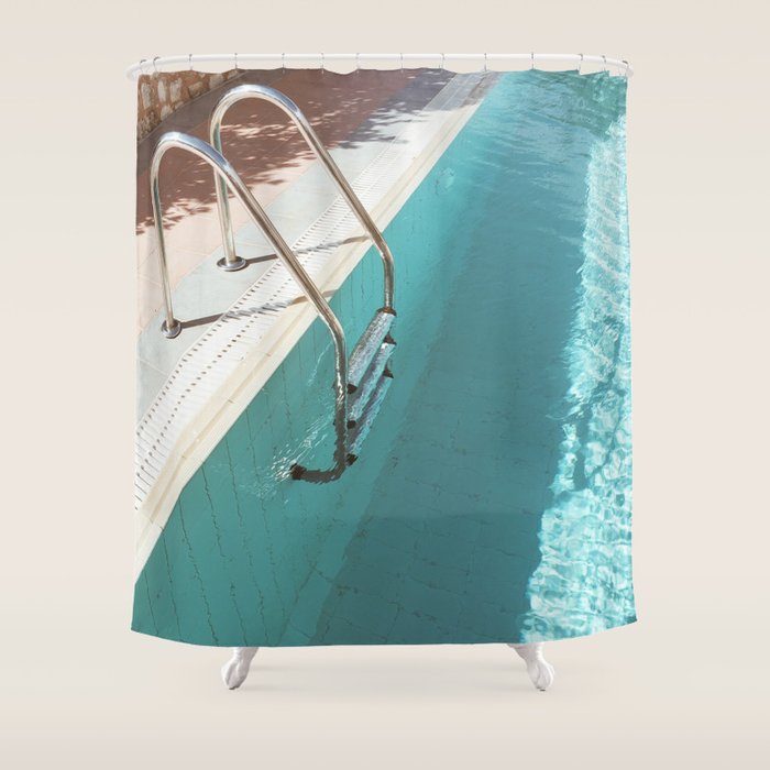 Swimming Pool IV Shower Curtain Gallery Image 1