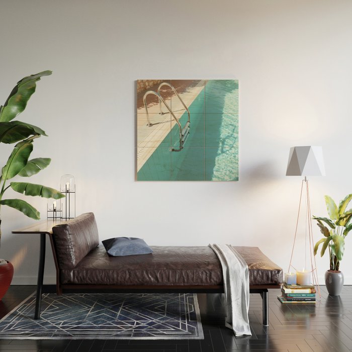 Swimming Pool IV Wood Wall Art Gallery Image 2