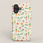 Tree Trimming Hands and Retro Ornaments iPhone Case Gallery Image 1