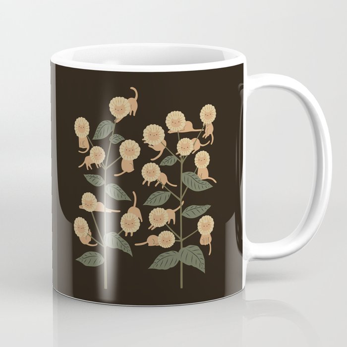 Cat and Plant 7: Catmouflage 2 Coffee Mug Gallery Image 1