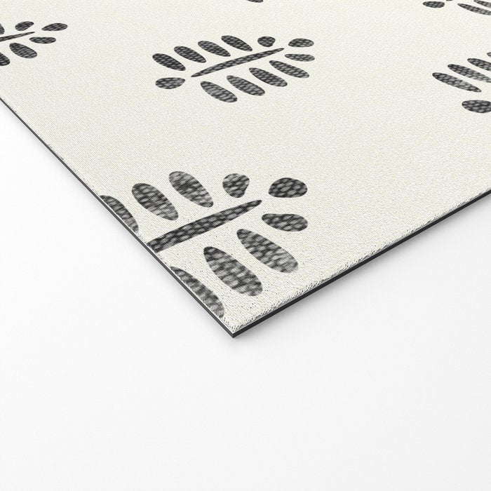 block print palm  Welcome Mat Gallery Image 2