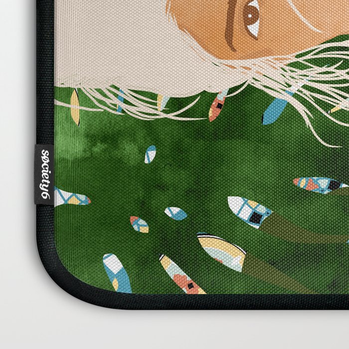 Morocco Vacay #illustration #painting Laptop Sleeve Gallery Image 3