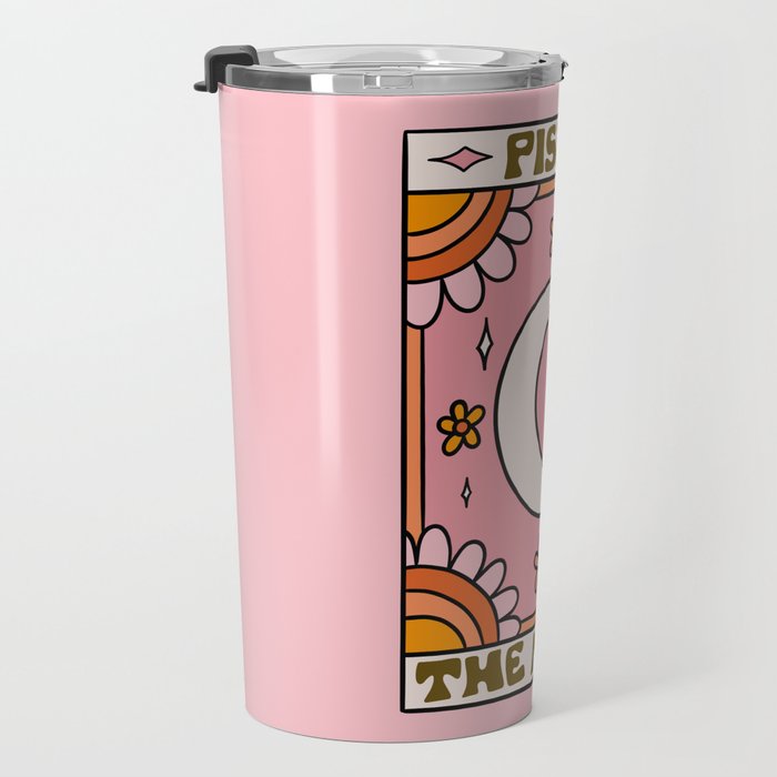 Pisces Tarot Card Travel Mug Gallery Image 3