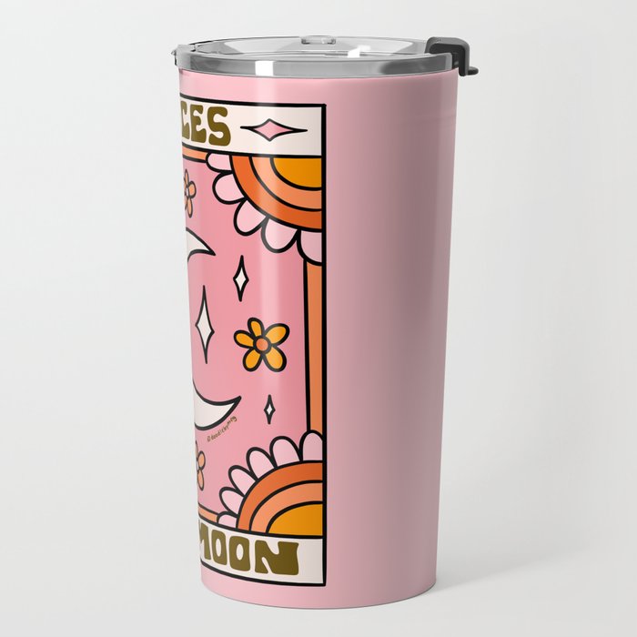 Pisces Tarot Card Travel Mug Gallery Image 2