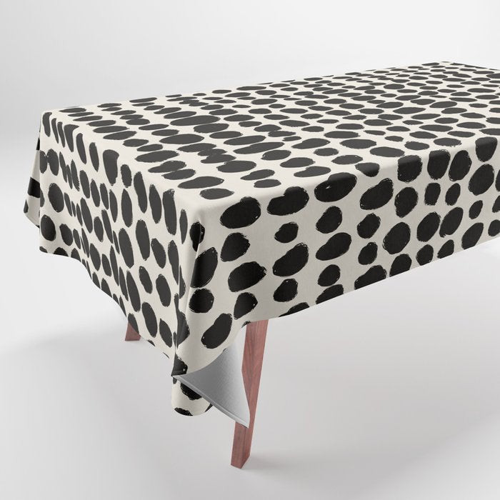Irregular Polka Dot Pattern #1 Tablecloth Gallery Image 1