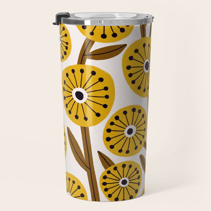 Mid Century Garden #1 Travel Mug Gallery Image 3
