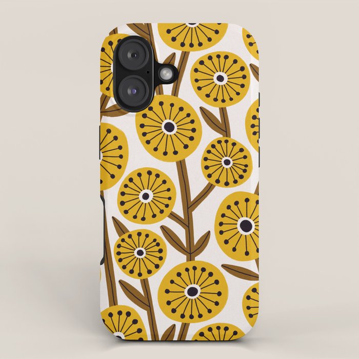 Mid Century Garden #1 iPhone Case Gallery Image 1