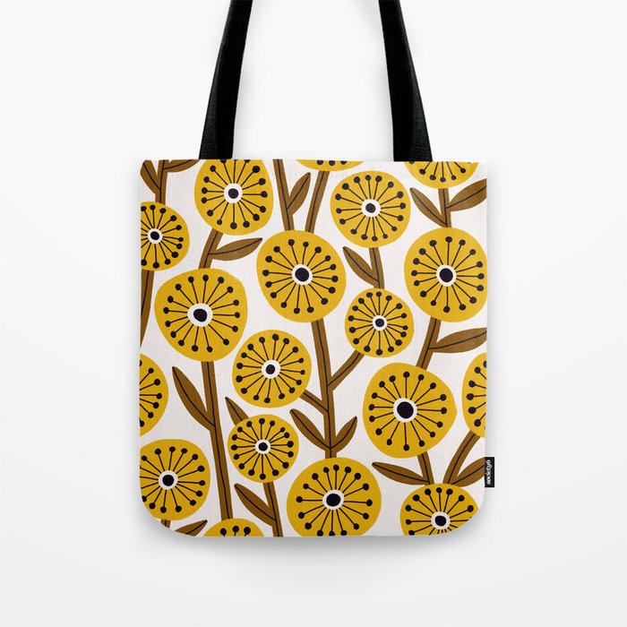 Mid Century Garden #1 Tote Bag Gallery Image 1