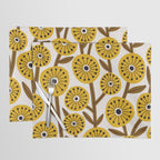 Mid Century Garden #1 Placemat Gallery Image 1