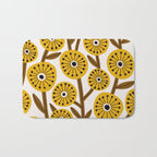 Mid Century Garden #1 Bath Mat Gallery Image 1