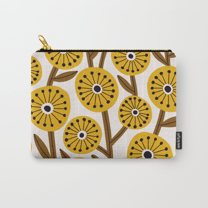 Mid Century Garden #1 Carry All Pouch Gallery Image 1
