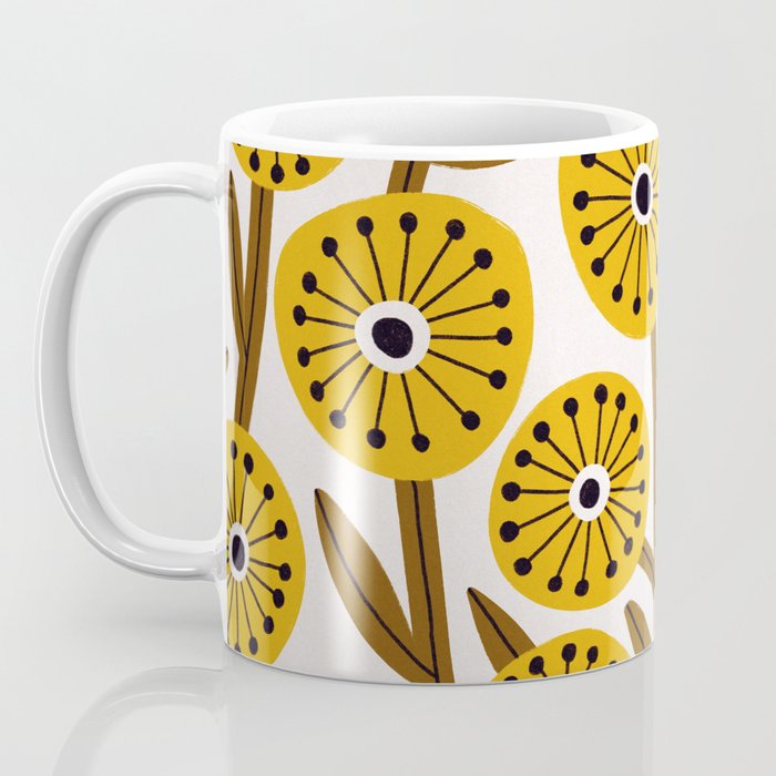 Mid Century Garden #1 Coffee Mug Gallery Image 3