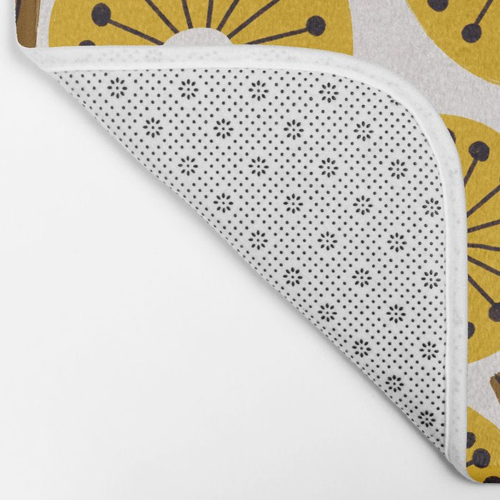 Mid Century Garden #1 Bath Mat Gallery Image 2