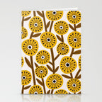 Mid Century Garden #1 Stationery Card Gallery Image 2