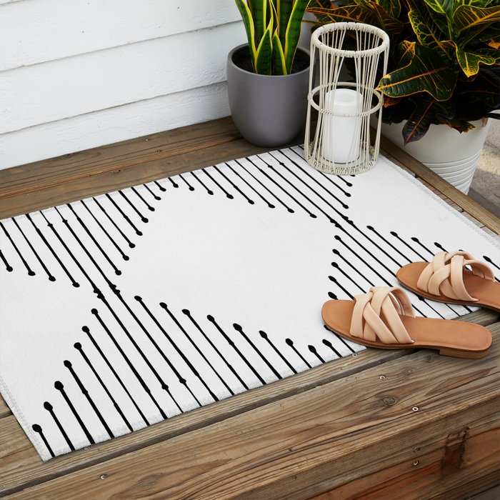Geo Outdoor Rug Gallery Image 2