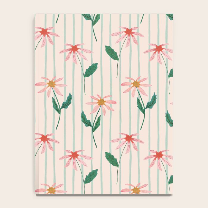 Flowers and stripes Notebook Gallery Image 4