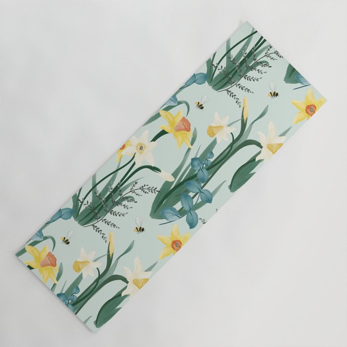 Daffodil Rumors Yoga Mat Gallery Image 1