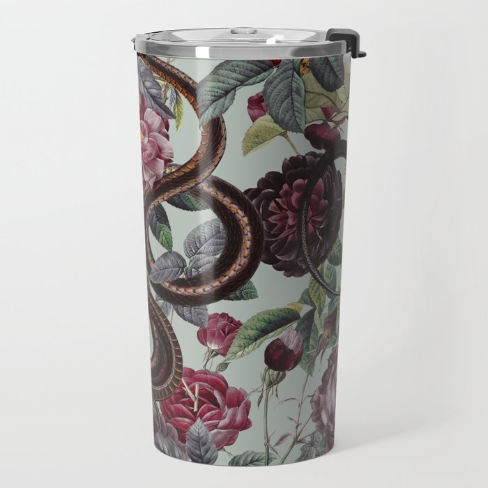 Snakes and Roses Travel Mug Gallery Image 2
