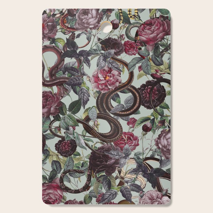 Snakes and Roses Cutting Board Gallery Image 1