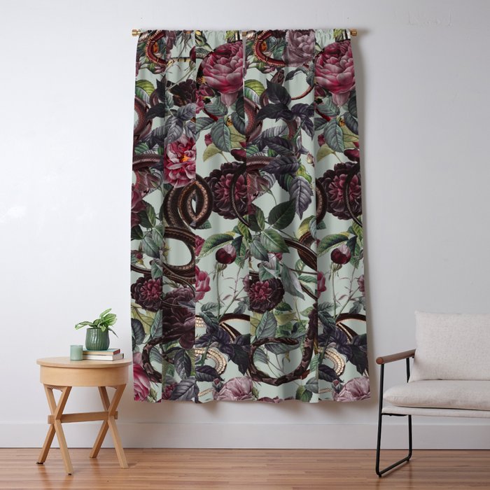 Snakes and Roses Window Curtain Gallery Image 1