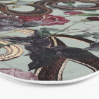 Snakes and Roses Bath Mat Gallery Image 3