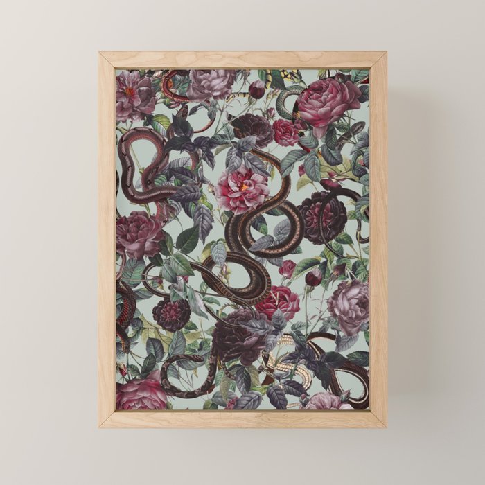 Snakes and Roses Mini Art Print Gallery Image 1