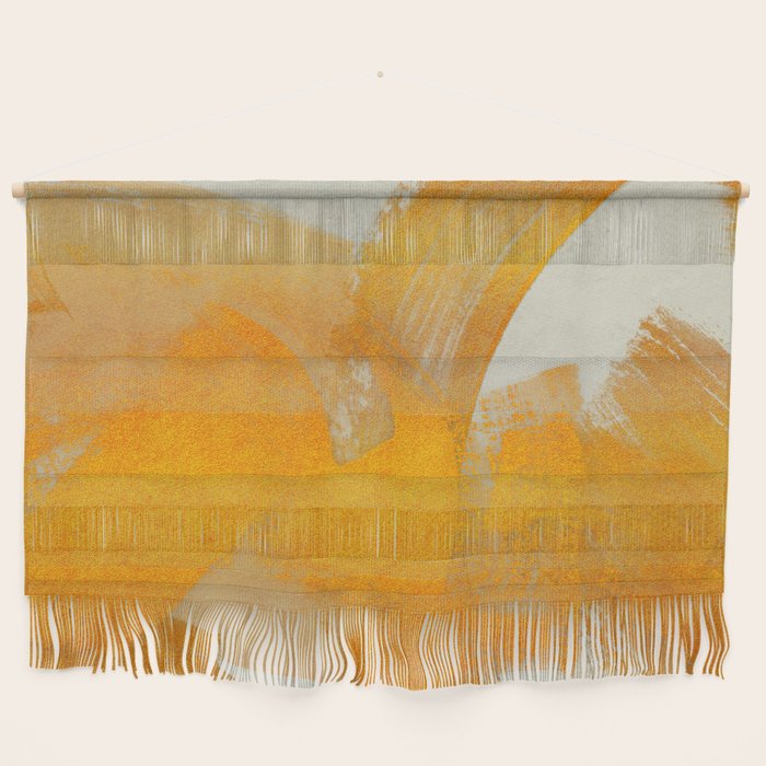 Brush stroke gold Wall Hanging Gallery Image 1