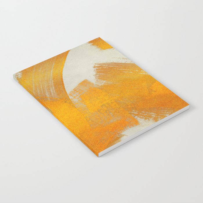 Brush stroke gold Notebook Gallery Image 1