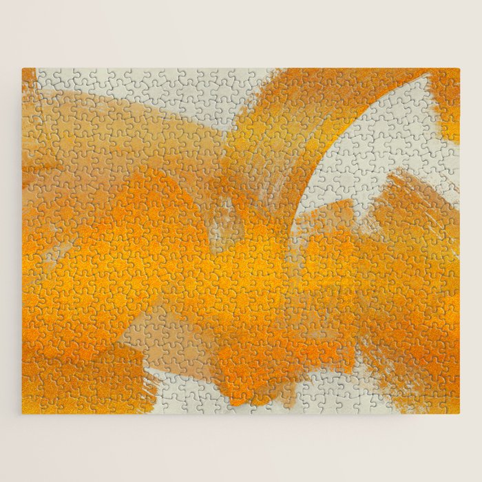 Brush stroke gold Jigsaw Puzzle Gallery Image 1