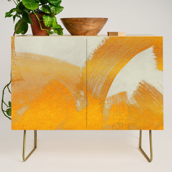 Brush stroke gold Credenza Gallery Image 1