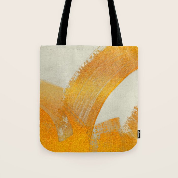 Brush stroke gold Tote Bag Gallery Image 1